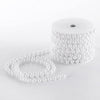 VRB Dec TM 25 Mtrs Artificial Pearls Bead Moti Pearls Bead Chain for Jewellery Making, Beads for Bracelet Making, Resin Art,Beads, Crafting, Scrap Booking and Embroidery DIY Craft (10 MM, 5 MTR), White
