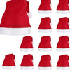VRB DecTM 24 Pcs Christmas Cap/Santa Cap/Christmas hat/Cap for Adults/Women Xmas Party Decorations - Christmas Decorations Items Hoilday Festival (Chritmas Caps - 24 Pcs)