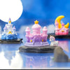 VRB Dec 6 Pcs Miniature Toys,Showpiece for Home Decor,Decorative Items,Car Dashboard,Valentine,Gifts Figurines,Cake Decoration Items,Figurines for Home Decor. (6 Pcs Fairy Castle Miniature)