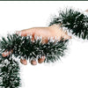 VRB Dec TM 6 Pcs Christmas 6Ft Tinsel Garland Xmas Tree/Christmas Tree Decoration Home Wedding Decoration for New Year Party Indoor/Outdoor Home Decor (Snow Green - 6 Pcs), 10 Cm