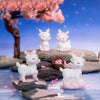 VRB Dec8 Pcs Miniature Showpiece Set for Home Decor, car Dashboard,Valentine,Living Room,Gifts Figurines,Cake Decoration Items,Figurines for Home Decor. (8 Pcs Cute Deer Minaiture)