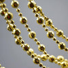 VRB DecTM 25 Mtrs Artificial Pearls Bead Moti Pearls Bead Chain for Jewellery Making, Beads for Bracelet Making, Resin Art,Beads, Crafting, Scrap Booking and Embroidery DIY Craft (5 MTR, 8 MM Golden)