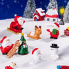 VRB DecTM 10 pcs Miniature for Gift, Home, Bedroom, Living Room, Office, Restaurant Decor, Figurines and Garden Decor Items Decorative Showpeice for Home (Christmas Miniature Design 1)