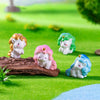 VRB Dec 8 Pcs Miniature Showpiece Set for Home Decor,Car Dashboard,Valentine,Living Room,Gifts Figurines,Cake Decoration Items,Figurines for Home Decor. (8Pcs Magical Unicorn Miniature)