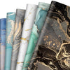 VRB Dec 20pcs Gift Wrapping Paper Sheet/Gift Paper For packing/Gift Papers Sheets/Gift Wrapper/Gift Packing Material Wrapping Paper for Gift Packing Birthday,Anniversary,Diwali,Christmas.(Marble Sheet Design)