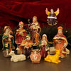 VRB Dec 10pcs (1 Set) Christmas Crib Set/Christmas Nativity Crib Set Baby Jesus for Home Decoration/Gifts/Decorations Items for Home,Xmas Crib Statue (1 Set Crib Set)