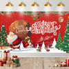VRB Dec 1 Set Banner,Backdrop for Decorations,door Cloth,Merry Christmas,Wall Banner for Christmas Xmas (Design 2 Backdrop Banner)