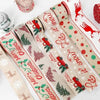 VRB DecTM 14 Pcs Christmas Ribbon/Christmas Ribbons for Decoration/Xmas Ribbon Fabric Decoration for Gift Wrapping,Ornaments Items, Gift Bows,Sewing Packing,Tree/Ornaments (14)