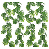 VRB Dec 2pcs Artificial Greenery Ferns Plants Vines Hanging Flowers Needle Wall Hanging For Home Decor Door Wall Balcony Decoration Party Festival Craft (Palm Fern Ladi Garland)
