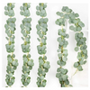 VRB Dec2 pcs Artificial Greenery Ferns Plants Vines Hanging Flowers Needle Wall Hanging For Home Decor Door Wall Balcony Decoration Party Festival Craft (Heavy Euclyptus Ladi Garland)