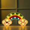 VRB Dec Plastic 1 Pcs Marquee Alphabet Light Letters/Letter Light/Alphabet/Led Alphabet Letters/Aesthetic Room/Wall Decor Items/Birthday Decoration Items (Pack Of 1) (Smiling Rainbow)