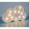 VRB Dec 1pcs Night Light LED Marquee Sign-Baby Light-Battery Operated Nursery Lamp, Decorative Light for Kid's Room/Party/Home/Wall Décor Party Light and Wall Lamp (Pack of 1) (White Cloud)