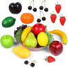 VRB Dec 12 pcs Artificial Flowers/Fruits for Decoration,Grapes,stawberry,Mango,Lemon,Apple,etc for Home Decor, Bedroom,Garden,Living Room, Wedding, Valentines Day Decoration (12pcs Mix Fruits)