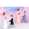 VRB Dec 2 Set Couples Miniature,Figurine,Statue for Valentine Gift, Home,Bedroom,Valentine,Gifts for Girlfriend, Living Room,Office,Restaurant Decor,Wedding,Showpiece,Gifts Figurines (Model 12)