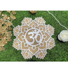 VRB Dec 3 Pcs Reusable Wooden Base and Rangoli Template mat Rangoli Mats for Home Decoration,Home Decorative Diya, Diwali Gift Diya,Deepak, Candles, Home Decoration. (D-2), Religious
