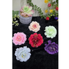 VRB Dec 12 Pcs Artificial Rose Flowers for Decoration,Fake Water Floating Flowers for Pooja Thali, Festival and Events, Home, Table, Badroom, Pooja Room & DIY (12 Pcs - Watered Dahlia)
