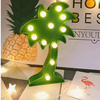 VRB Dec 1pcs Night Light LED Marquee Sign-Baby Light-Battery Operated Nursery Lamp, Decorative Light for Kid's Room/Party/Home/Wall Décor Party Light and Wall Lamp (Pack of 1) (Coconut Tree)