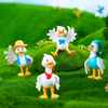 VRB Dec  4Pcs Cute duck Miniature Decor Items Set For Unique Gift,Home,Living Room,Office,Restaurant Decor,Military Showpiece,Perfect Valentine Decoration Items