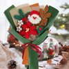 VRB Dec 1 Pcs  Artificial Crochet Flower Bouquet/Artificial Flowers Bunch/Crochet Flowers/Flowers Gift for Girls Home Decor,Gifting,etc. (Christmas Theme Bouquet