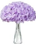 VRB DecTM (Pack of 10) Hydrangea Silk Fake Flowers Heads with Stems for Decoration Wedding Home Party Shop Baby Shower, Room Decor for Bedroom Aesthetic