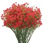 VRB DecTM 5 Pcs Artificial Baby's Breath Gypsophila Bouquets Flower Sticks for Home Decoration | Faux Flowers for Vases | Decoration Items for Living Room|Home Decor|Diwali Decor|Chritmas