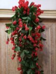 VRB Dec™ Artificial Rose Orchid Flowers Bunch | Orchid Hanging Flowers Decoration|Artificial Flower for Home Decor Wall Hanging for Diwali/Ganpati/Christmas/Valentine Decoration.