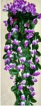 VRB Dec™ Artificial Rose Orchid Flowers Bunch | Orchid Hanging Flowers Decoration|Artificial Flower for Home Decor Wall Hanging for Diwali/Ganpati/Christmas/Valentine Decoration.