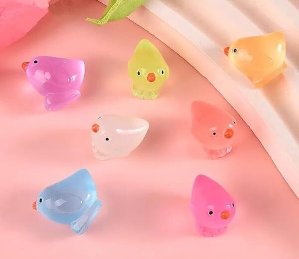 VRB Dec 20pcs Small Miniature Decor Items/Miniature/Toys for Garden Decorations,Toys for Garden/Miniature Garden Accessories for Home Decor,Figurines, Cake Decoration Items (Small Bird)