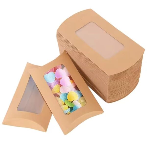 VRB Dec 100 pcs Small Brown Folding Gift Boxes for Packaging/Gift Boxes for Gifting,hamper boxes for gift empty,gift hamper box for gifting,return Gifting,Chocolates, Dry Fruits, Wedding & Pooja Gifts. (100 pcs Brown Box)