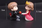 VRB Dec 2 Set Couples Miniature,Figurine,Statue for Valentine Gift, Home,Bedroom,Valentine,Gifts for Girlfriend, Living Room,Office,Restaurant Decor,Wedding,Showpiece,Gifts Figurines (Model 14)