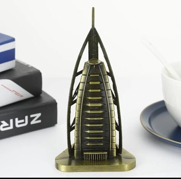 VRB Dec Brass Tm 1 Set For Statue Study Office Desk Decor Showpiece Gift Decoration Accessories Items Decorative Showpeice For Home (Burj Al Arab Hotel), Bronze