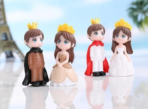 VRB Dec 2 Set Couples Miniature,Figurine,Statue for Valentine Gift, Home,Bedroom,Valentine,Gifts for Girlfriend, Living Room,Office,Restaurant Decor,Wedding,Showpiece,Gifts Figurines (Model 6)