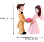 VRB Dec 2 Set Couples Miniature,Figurine,Statue for Valentine Gift, Home,Bedroom,Valentine,Gifts for Girlfriend, Living Room,Office,Restaurant Decor,Wedding,Showpiece,Gifts Figurines (Model 13)