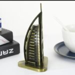 VRB Dec Brass Tm 1 Set For Statue Study Office Desk Decor Showpiece Gift Decoration Accessories Items Decorative Showpeice For Home (Burj Al Arab Hotel), Bronze