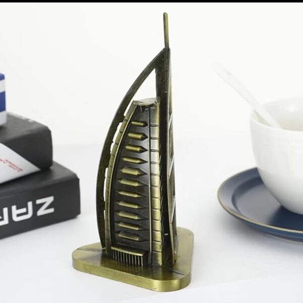 VRB Dec Brass Tm 1 Set For Statue Study Office Desk Decor Showpiece Gift Decoration Accessories Items Decorative Showpeice For Home (Burj Al Arab Hotel), Bronze