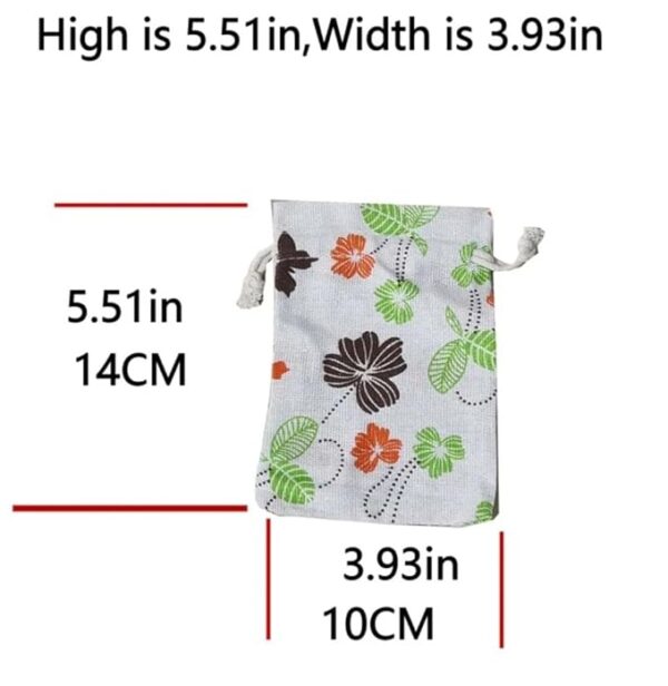 VRB Dec 50 Pcs Organza Bags, White Wedding Favor Bags,Jewelry Gift Bags for Party, Jewelry, Christmas, Festival, Bathroom Soaps, Makeup Organza, Wrapping Supplie (Color 1)
