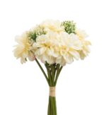 VRB Dec 1 Bunch Dahlia Artifical Flower Bunch Fake Flowers For Gifting, Home, Office, Bedroom Decoration Items Flowers For Vase (Without Vase Pot)