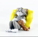VRB Dec 1 Set Car Dashboard Decoration Items,Car Decor Accessories for Dashboard,Miniature Toys, car Accessories,car Decor/Dashboard Accessories. (Tom & Jerry Design)