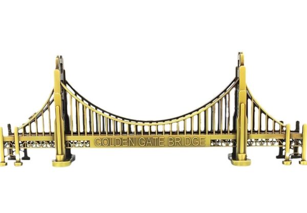 VRB Dec Brass 1 Set for Statue Study Office Desk Decor Showpiece Gift Decoration Accessories Items Decorative Showpeice for Home (London Bridge), Gold