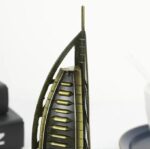 VRB Dec Brass Tm 1 Set For Statue Study Office Desk Decor Showpiece Gift Decoration Accessories Items Decorative Showpeice For Home (Burj Al Arab Hotel), Bronze
