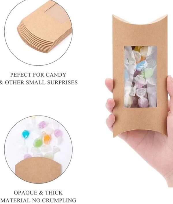 VRB Dec 100 pcs Small Brown Folding Gift Boxes for Packaging/Gift Boxes for Gifting,hamper boxes for gift empty,gift hamper box for gifting,return Gifting,Chocolates, Dry Fruits, Wedding & Pooja Gifts. (100 pcs Brown Box)