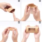 VRB Dec 100 pcs Small Brown Folding Gift Boxes for Packaging/Gift Boxes for Gifting,hamper boxes for gift empty,gift hamper box for gifting,return Gifting,Chocolates, Dry Fruits, Wedding & Pooja Gifts. (100 pcs Brown Box)