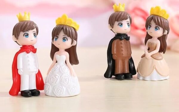 VRB Dec 2 Set Couples Miniature,Figurine,Statue for Valentine Gift, Home,Bedroom,Valentine,Gifts for Girlfriend, Living Room,Office,Restaurant Decor,Wedding,Showpiece,Gifts Figurines (Model 6)