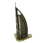 VRB Dec Brass Tm 1 Set For Statue Study Office Desk Decor Showpiece Gift Decoration Accessories Items Decorative Showpeice For Home (Burj Al Arab Hotel), Bronze