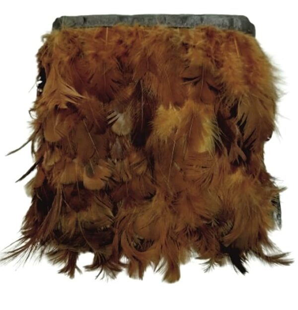 VRB Dec Natural Hackle Pointed Dyed Feathers Trim Fringe Lace Art/Craft/DIY (3-5 Inch) (9 Meters).
