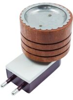VRB Dec 2 Pcs Aroma Burner Electric/Camphor Diffuser Electric/Kapoor dani Diffuser for Home/Aroma Oil Diffuser Incense Burner Electrical Stand Machine Holder for Home/Mandir(Aroma Burner Electric)