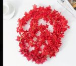 VRB Dec 1 Pcs Artificial Flowers Vine Silk Wisteria Garland Fake Ivy,(6 ft Long) Wedding Decoration Diwali/Ganpati/Christmas Decorations Fake Daisy Floral Vine Silk Hanging Flower for Home.