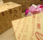 VRB Dec 20pcs Gift Wrapping Paper Sheet/Gift Paper For packing/Gift Papers Sheets/Gift Wrapper/Gift Packing Material Wrapping Paper for Gift Packing Birthday,Anniversary,Diwali,Christmas.(I love U Design)