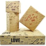 VRB Dec 20pcs Gift Wrapping Paper Sheet/Gift Paper For packing/Gift Papers Sheets/Gift Wrapper/Gift Packing Material Wrapping Paper for Gift Packing Birthday,Anniversary,Diwali,Christmas.(I love U Design)
