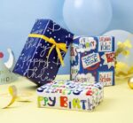 VRB Dec 20pcs Gift Wrapping Paper Sheet/Gift Paper For packing/Gift Papers Sheets/Gift Wrapper/Gift Packing Material Wrapping Paper for Gift Packing Birthday,Anniversary,Diwali,Christmas.(Happy Birthday Sheet)